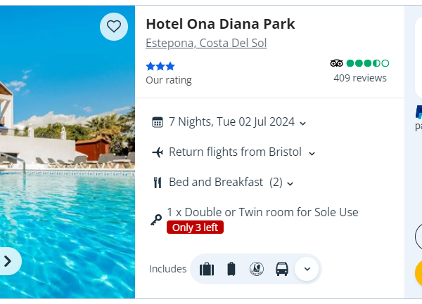 Hotel Ona Diana Park