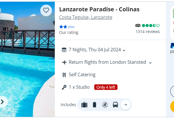 Lanzarote Paradise Colinas