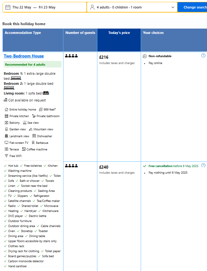 Relaxing cottage with spectacular view