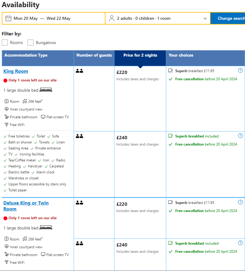 Scarborough Windmill Availability