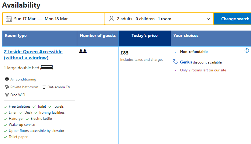 The Z Hotel Trafalgar March 24