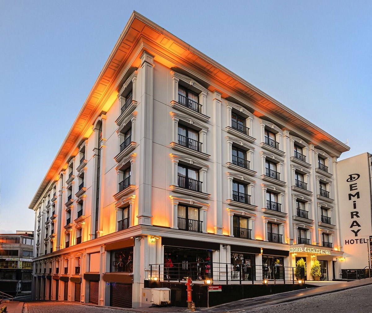 exterior of the hotel